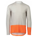 POC MTB Pure LS Jersey Granite Grey/Zink Orange Cyklodres/ tričko