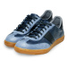 Botas Iconic Blue - Dámske kožené tenisky / botasky modré, ručná výroba