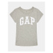 Gap Tričko 460525-08 Sivá Regular Fit