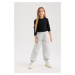 DEFACTO Girl's Parachute Cotton Trousers