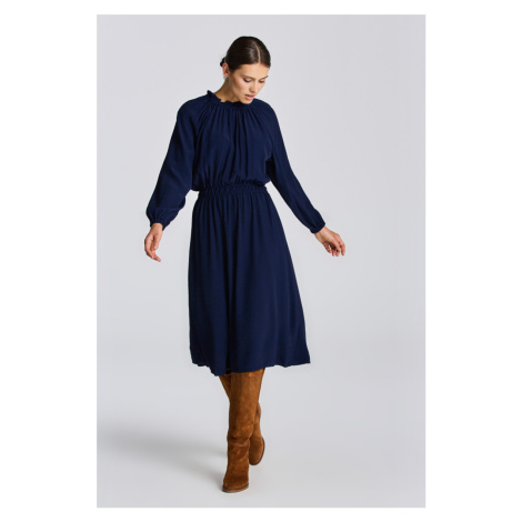 ŠATY GANT D2. BOATNECK DRESS CLASSIC BLUE