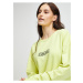 Tričká s dlhým rukávom pre ženy Calvin Klein - neónová zelená