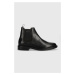 Kožené topánky chelsea Gant St Akron pánske, čierna farba