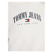 Tommy Jeans Mikina DW0DW14852 Biela Regular Fit