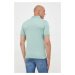 Bavlnené polo tričko Calvin Klein zelená farba,jednofarebné,K10K111657
