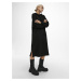 Čierne dámske oversize mikinové šaty ONLY Chelsea