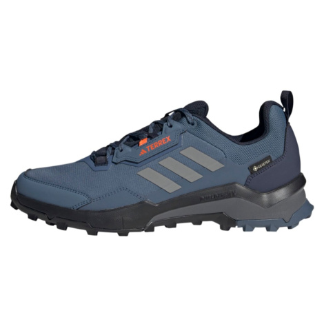 ADIDAS TERREX Poltopánky 'Ax4 Gore-Tex'  tmavomodrá / sivá / oranžová