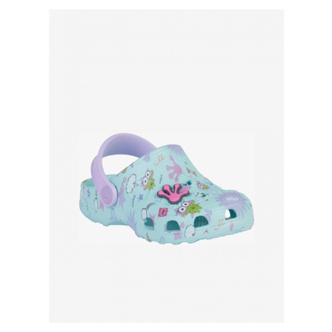 Menthol Children's Patterned Slippers Coqui Little Frog - Girls