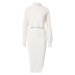 AllSaints Pletené šaty 'Margot'  prírodná biela