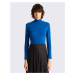 Thinking MU Blue Rib Aine L/S Top KLEIN BLUE