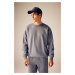 DEFACTO Oversize Fit Crew Neck Basic Sweatshirt