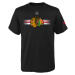 Chicago Blackhawks detské tričko Apro Logo Ss Ctn Tee black