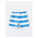 LC Waikiki Striped Baby Boy Shorts with Elastic Waist