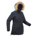Dámska nepremokavá zimná bunda - parka SH900 na turistiku do -20 °C
