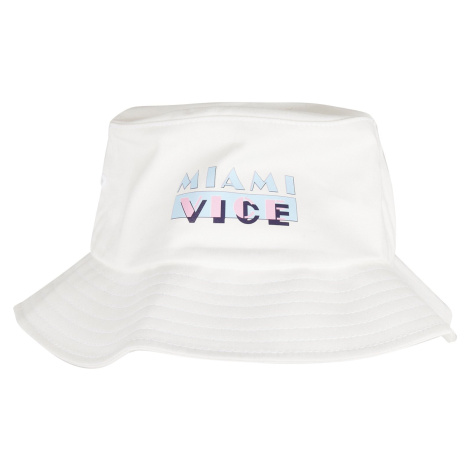 Miami Vice Logo Bucket Hat White