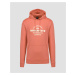 Pánska Oranžová Mikina Quiksilver Tradesmith Hoodie