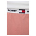 Detské bavlnené pyžamo Tommy Hilfiger ružová farba, s nášivkou