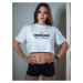 Dámsky VSB croptop STRONGER white , VEĽKOSŤ NOVÉ 2XL/3XL