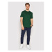 Lacoste Tričko TH6709 Zelená Regular Fit