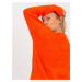 Dámsky sveter LC SW 0321 oranžový jedna