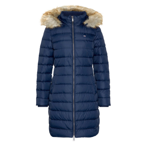 Tommy Jeans Zimné bundy Essential DW0DW09060 Tmavomodrá Slim Fit Tommy Hilfiger