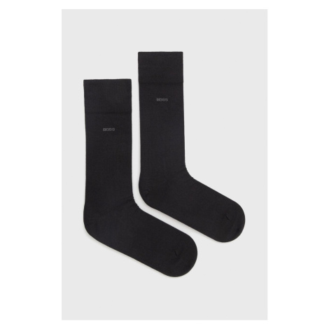 Ponožky BOSS pánske, čierna farba, 50469843 Hugo Boss