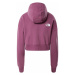 Ružová crop mikina s kapucňou Trend Crop Hoodie