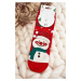 Women's Christmas Snowman Socks Red