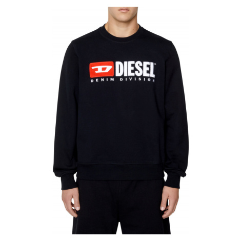 Mikina Diesel S-Ginn-Div Sweat-Shirt Čierna