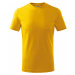 Malfini Classic 160 Detské tričko 100 žltá