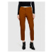 Sisley Chino nohavice 48M855BK7 Hnedá Slim Fit