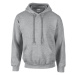 Gildan Unisex mikina s kapucňou G18500 Sport Grey -Heather