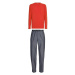 Tommy Hilfiger Pyžamo - CN LS PANT WOVEN SET červené