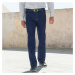Extra pohodlné džínsy s pružným pásom, vnútorná dĺžka nohavíc 82 cm