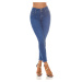 Sexi džínsy s vysokým pásom Musthave Skinny Jeans "2 Buttons" denimblue 44