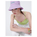 Cropp - Klobúk bucket hat s nápisom - Ružová