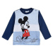Mickey mouse modré chlapčenské tričko s dlhým rukávom