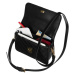 Elegantná, prešívaná crossbody messenger kabelka - David Jones