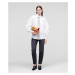 Košeľa Karl Lagerfeld Poplin Shirt W/Embroidery Biela