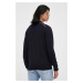 Vlnený sveter PS Paul Smith pánsky, tmavomodrá farba, tenký