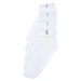 Trendyol White 5 Pack Cotton Textured Contrast Color Blocked Booties-Short-Above Ankle Socks