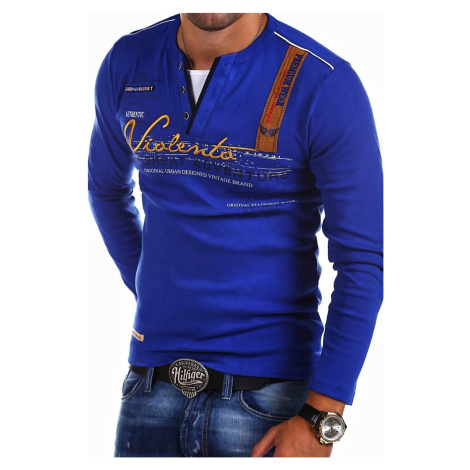 Pánske tričko ADVENTURE model R-0663 - Modrá