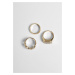 Prstene URBAN CLASSICS Diamond Ring 3-Pack