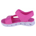 Ružové dievčenské sandále Skechers Heart Lights Sandal - Always Flashy 308045L-PNK