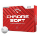 Callaway Chrome Soft 2024 White Basic Golfové lopty