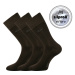 Ponožky LONKA Desilve hnedé 3 páry 100553