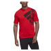 adidas T365 BOS TEE Pánske športové tričko, červená, veľkosť