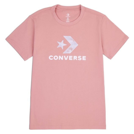 Converse SEASONAL STAR CHEVRON SS TEE Dámske tričko, ružová, veľkosť