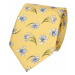 Pánská hedvábná kravata Hanio Ryan - žlutá