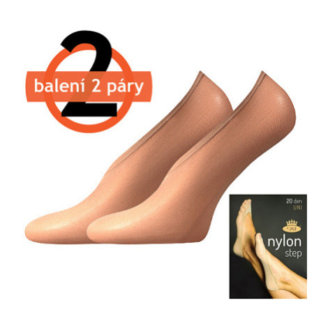Lady B Nylon 20 Den Silonové ponožky - 2 páry BM000000615800100543 beige UNI